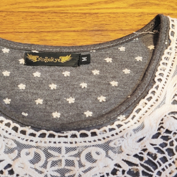 Modcloth AngelEye Boho Multimedia Dress Medium - Picture 3 of 5